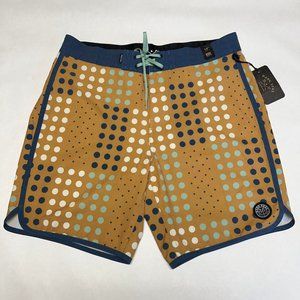 Dark Seas Recycled Boardshorts "Clemente" Gold/Multi